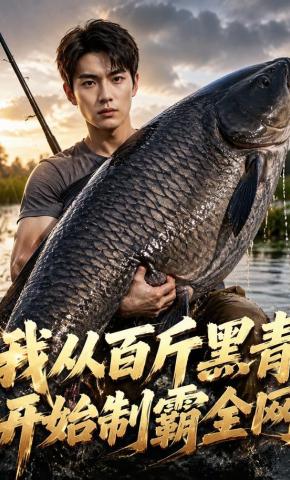 短剧《我从百斤黑青开始制霸全网》海报
