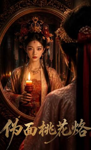 短剧《伪面桃花烙》海报