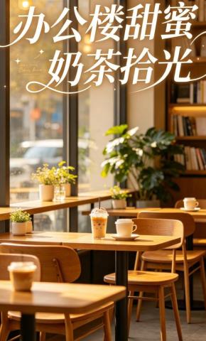 短剧《办公楼甜蜜奶茶拾光》海报