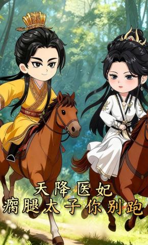 短剧《天降医妃瘸腿太子你别跑》海报