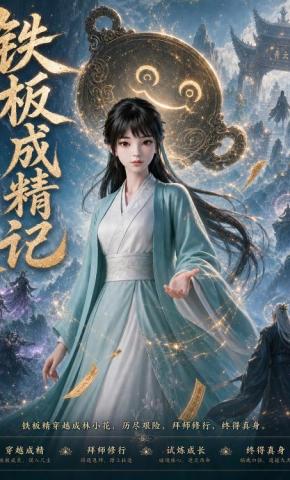 短剧《铁板成精记》海报