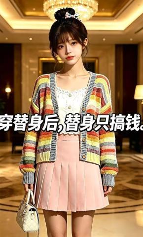 短剧《穿替身后，替身只搞钱》海报