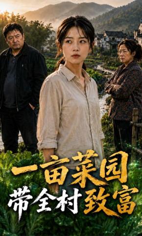 短剧《一亩菜园带全村致富》海报