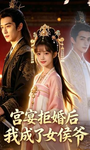 短剧《宫宴拒婚后，我成了女侯爷》海报