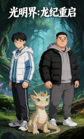 短剧《光明界：龙纪重启》海报