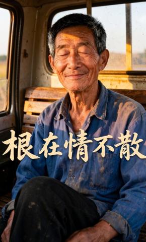 短剧《根在情不散》海报