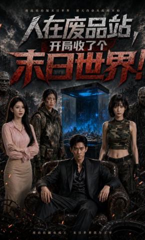 短剧《人在废品站，开局收了个末日世界》海报
