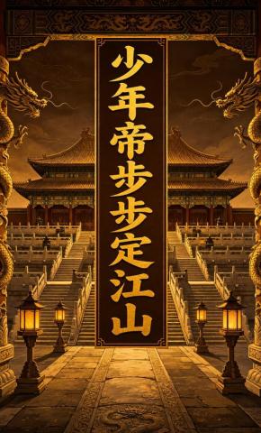 短剧《少年帝步步定江山》海报