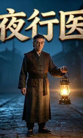 短剧《夜行医》海报