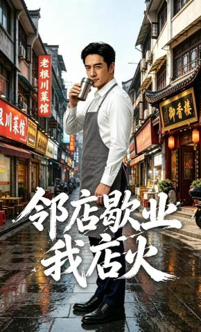 短剧《邻店歇业我店火》海报