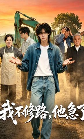 短剧《我不修路，他急了》海报