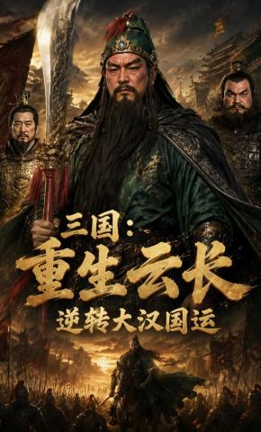 短剧《三国：重生云长，逆转大汉国运》海报