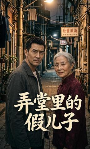 短剧《弄堂里的假儿子》海报