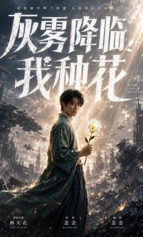 短剧《灰雾降临我种花》海报