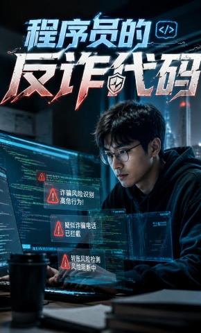 短剧《程序员的反诈代码》海报