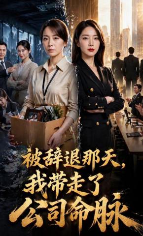 短剧《被辞退那天，我带走了公司命脉》海报
