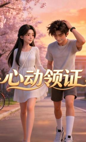 短剧《心动领证》海报