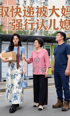 短剧《取快递被大妈强行认儿媳》海报