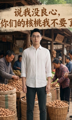 短剧《说我没良心，你们的核桃我不要了》海报