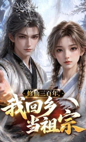 短剧《修仙三百年，我回乡当祖宗》海报