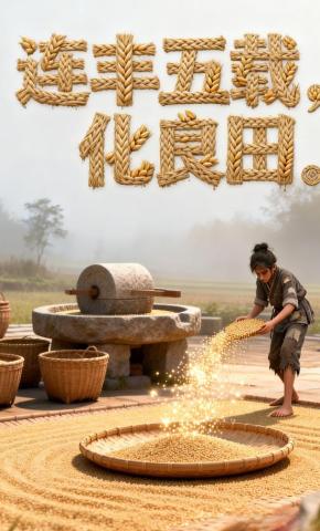 短剧《连丰五载，化良田》海报
