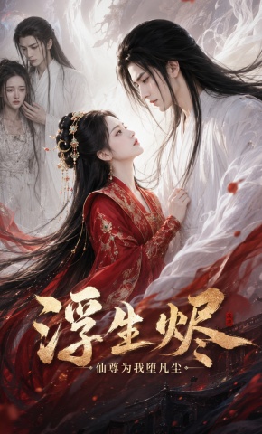 短剧《浮生烬：仙尊为我堕凡尘》海报