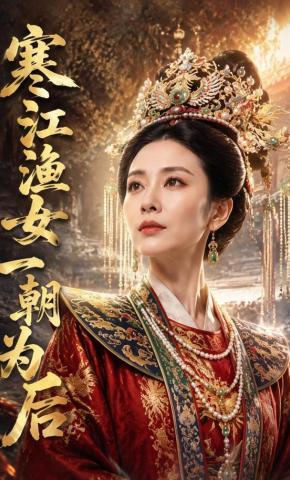 短剧《寒江渔女一朝为后》海报