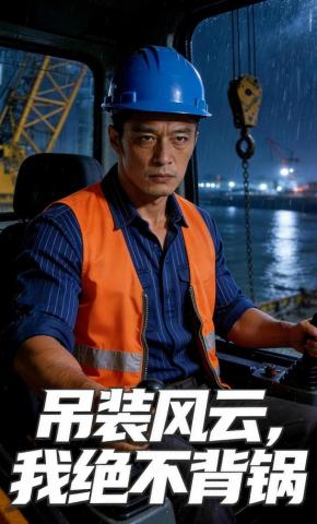 短剧《吊装风云，我绝不背锅》海报