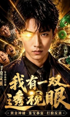 短剧《我有一双透视眼》海报