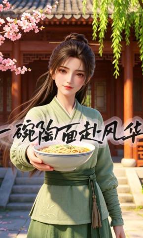 短剧《一碗陶面赴风华》海报