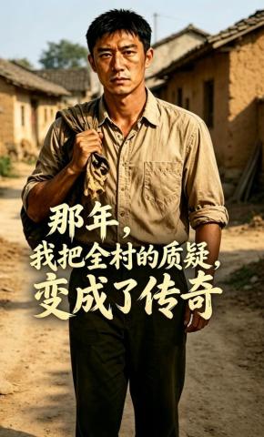 短剧《那年，我把全村的质疑，变成了传奇》海报