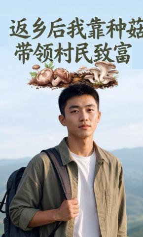短剧《返乡后我靠种菇带领村民致富》海报