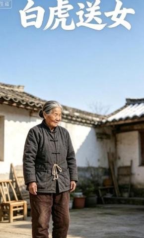 短剧《白虎送女》海报
