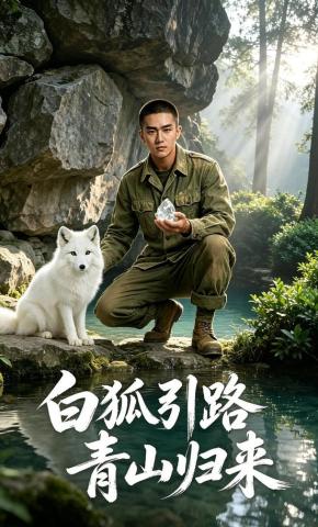短剧《白狐引路，青山归来》海报
