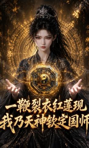 短剧《一鞭裂衣红莲现！我乃天神钦定国师》海报