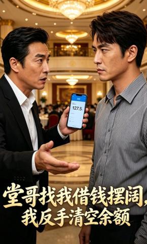 短剧《堂哥找我借钱摆阔，我反手清空余额》海报