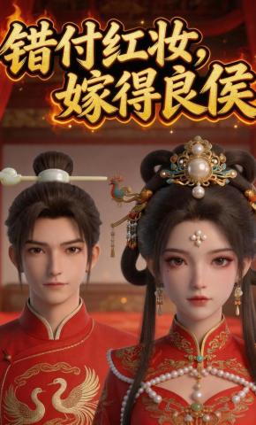 短剧《错付红妆，嫁得良侯》海报