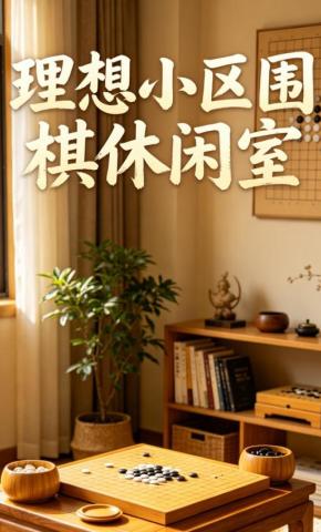 短剧《理想小区围棋休闲室》海报
