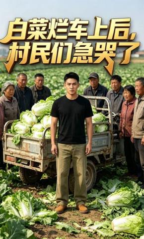 短剧《白菜烂车上后，村民们急哭了》海报