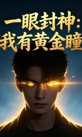 短剧《一眼封神：我有黄金瞳》海报