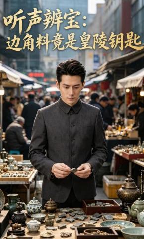 短剧《听声辨宝：边角料竟是皇陵钥匙》海报