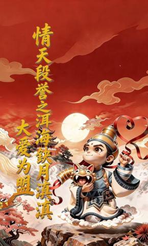 短剧《情天段誉之洱海鈌月滇滇大爱为盟》海报