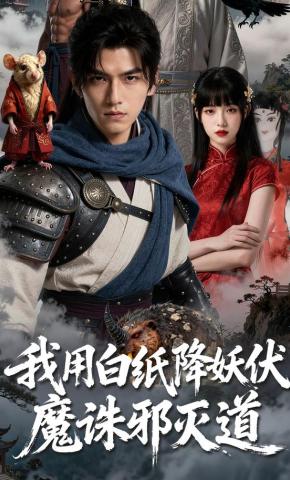 短剧《我用白纸降妖伏魔诛邪灭道》海报