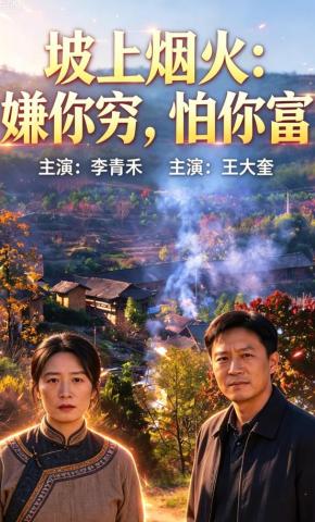 短剧《坡上烟火：嫌你穷，怕你富》海报