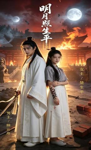 短剧《明月照生平》海报