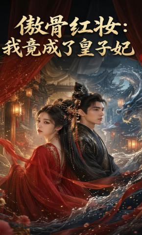 短剧《傲骨红妆：我竟成了皇子妃》海报