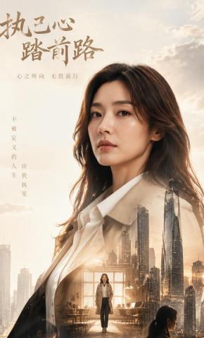 短剧《执己心踏前路》海报