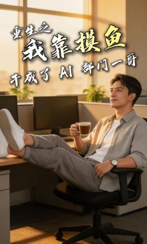 短剧《重生之我靠摸鱼干成了AI部门一哥》海报