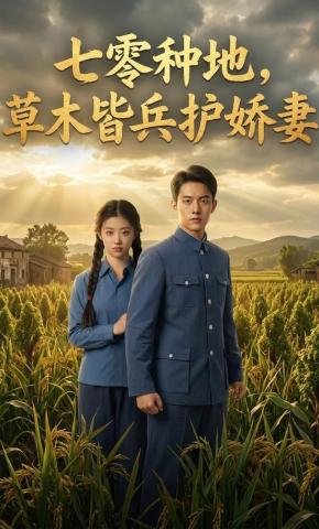 短剧《七零种地：草木皆兵护娇妻》海报