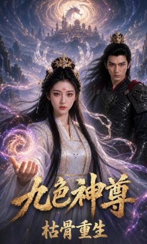 短剧《九色神尊：枯骨重生》海报